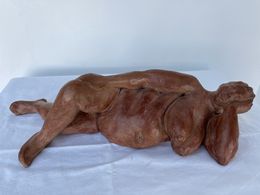 Sculpture, Déesses stéatopyges Allongée, Brigitte De Cesco