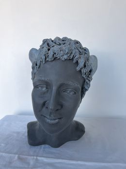 Sculpture, Tête d’Hermès, Brigitte De Cesco