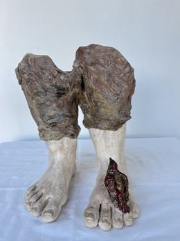 Sculpture, Le messager, Brigitte De Cesco