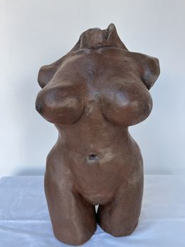 Sculpture, Buste de femme, Brigitte De Cesco