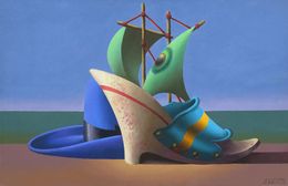 Gemälde, Full sails, Juris Dimiters