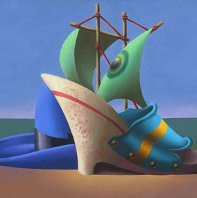 Gemälde, Full sails, Juris Dimiters