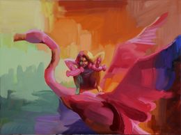 Painting, L’Envol III, Patricia Dubois