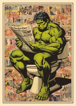 Print, The world will wait (Hulk), Kobalt