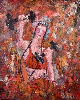 Gemälde, Opéra de Beijing - La Vierge gagne en force, ShuJie Wang