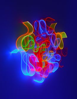 Sculpture, Neon-Kringel II, Selçuk Dizlek