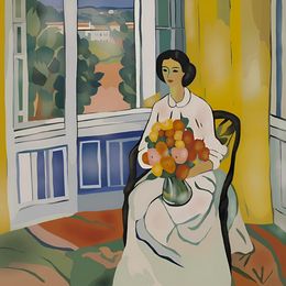 Print, A bouquet for your beloved, Nina Tsorieva