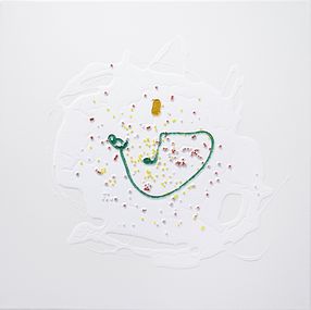 Gemälde, Scattered Beads 3, Sasho Stoitzov