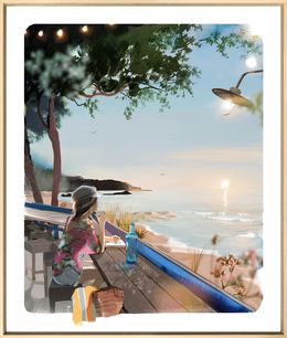 Print, Plage d'Erromardie 20h53, Sophie Griotto