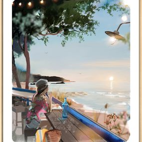Drucke, Plage d'Erromardie 20h53, Sophie Griotto