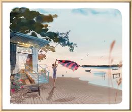 Print, Ma cabane au bassin, Sophie Griotto