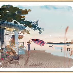 Drucke, Ma cabane au bassin, Sophie Griotto