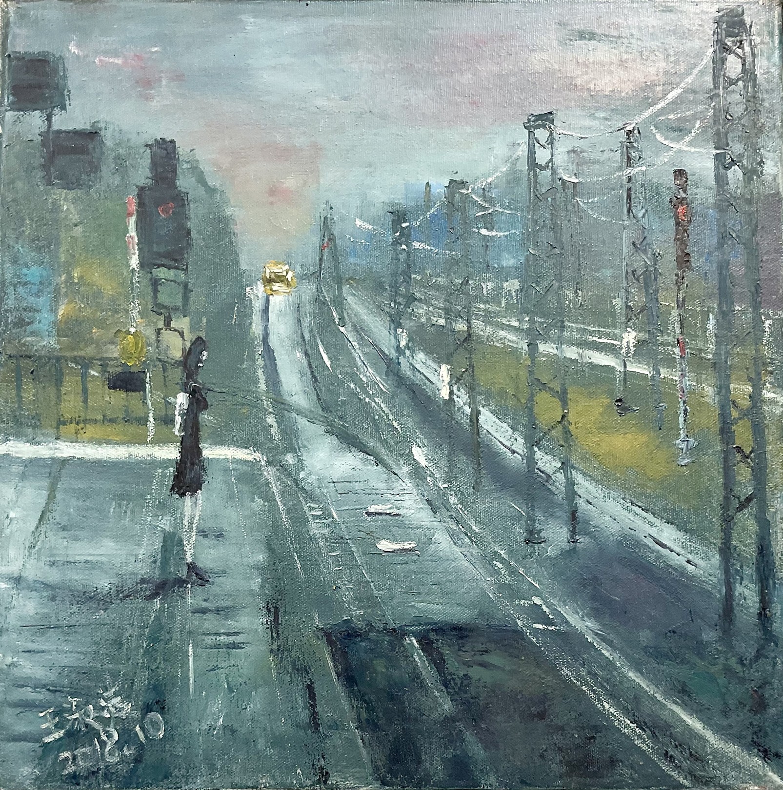 ShuJie Wang, Attendre le tramway ShuJie Wang, Attendre le tramway