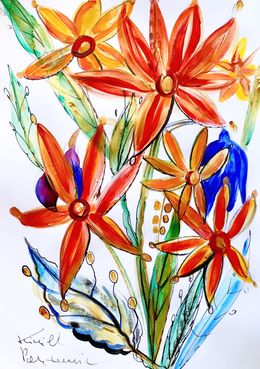 Dessin, The Kiss Of Wildflowers I, Kirill Postovit