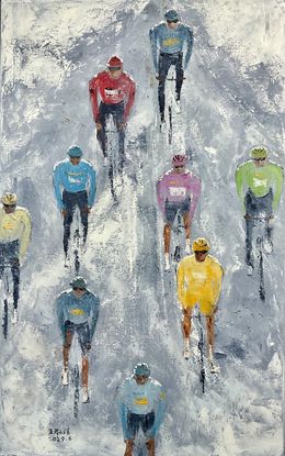 Gemälde, Cross country d’hiver, ShuJie Wang