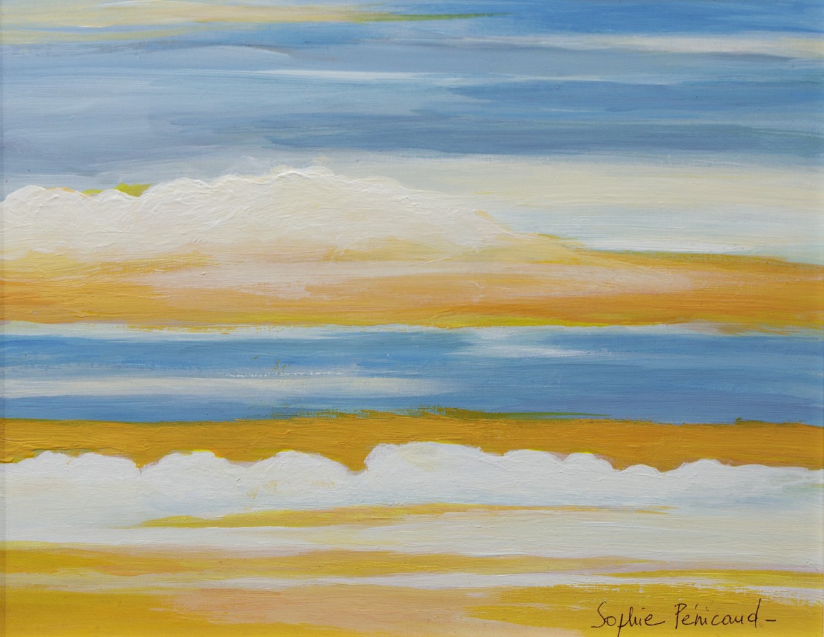 Sophie Penicaud, Lumière dans les nuages - Paysage celeste Sophie Penicaud, Lumière dans les nuages - Paysage celeste