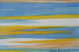 Painting, Rivage à l'horizon - Paysage celeste, Sophie Penicaud