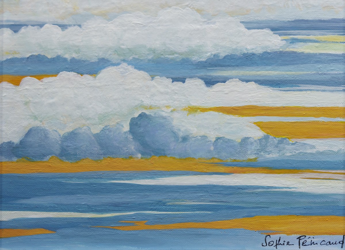 Sophie Penicaud, Mer de nuages - Paysage celeste Sophie Penicaud, Mer de nuages - Paysage celeste
