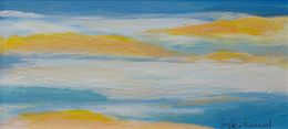 Painting, Eclat de lumière - Paysage celeste, Sophie Penicaud