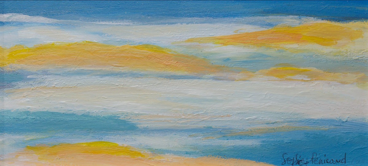 Sophie Penicaud, Eclat de lumière - Paysage celeste Sophie Penicaud, Eclat de lumière - Paysage celeste