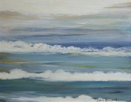 Peinture, Lumière de l'Aube - Paysage celeste, Sophie Penicaud