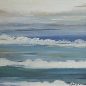 Painting, Lumière de l'Aube - Paysage celeste, Sophie Penicaud