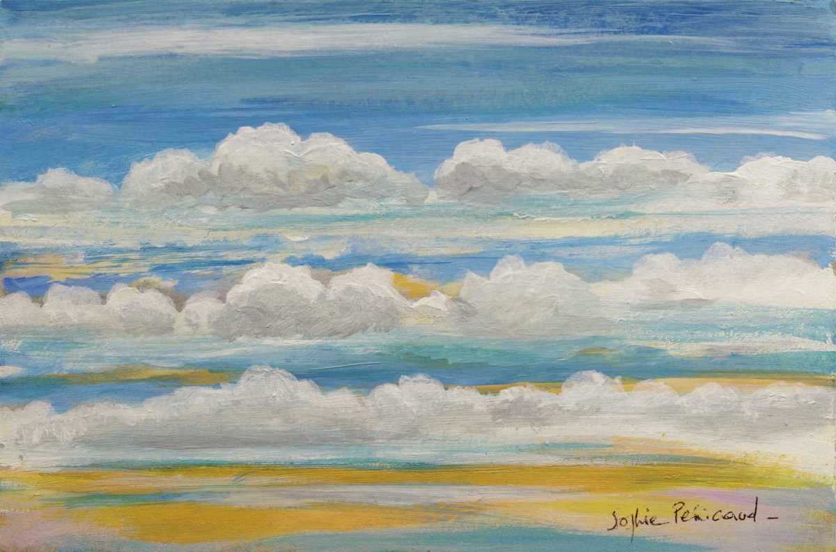Sophie Penicaud, Portée de nuages - Paysage celeste Sophie Penicaud, Portée de nuages - Paysage celeste