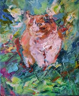 Painting, Ginger, Anna Privaloff