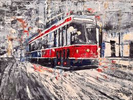 Gemälde, Istanbul Tramway, ShuJie Wang