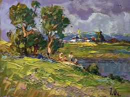 Gemälde, On summer vacation, Ivanyuk Oleksiy