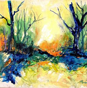 Gemälde, Forêt lumineuse, Patrick Briere