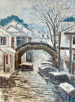 Peinture, Suzhou - La Venise de La Chine, ShuJie Wang