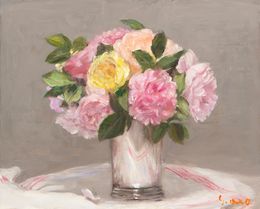 Peinture, Roses du jardin, Yuichi Ono