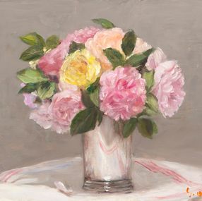 Gemälde, Roses du jardin, Yuichi Ono