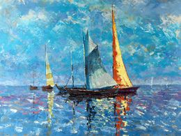 Gemälde, Sail, Rakhmet Redzhepov (Ramzi)
