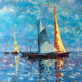 Painting, Sail, Rakhmet Redzhepov (Ramzi)