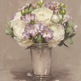 Peinture, Renoncules et fressias, Yuichi Ono