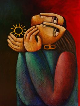 Painting, Connected by the Spirit, Liana Asatryan