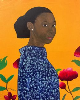 Gemälde, Go Back and Get It: A Love Re-Imagined - 21st Century Contemporary, Figurative, Olaniyi Timothy