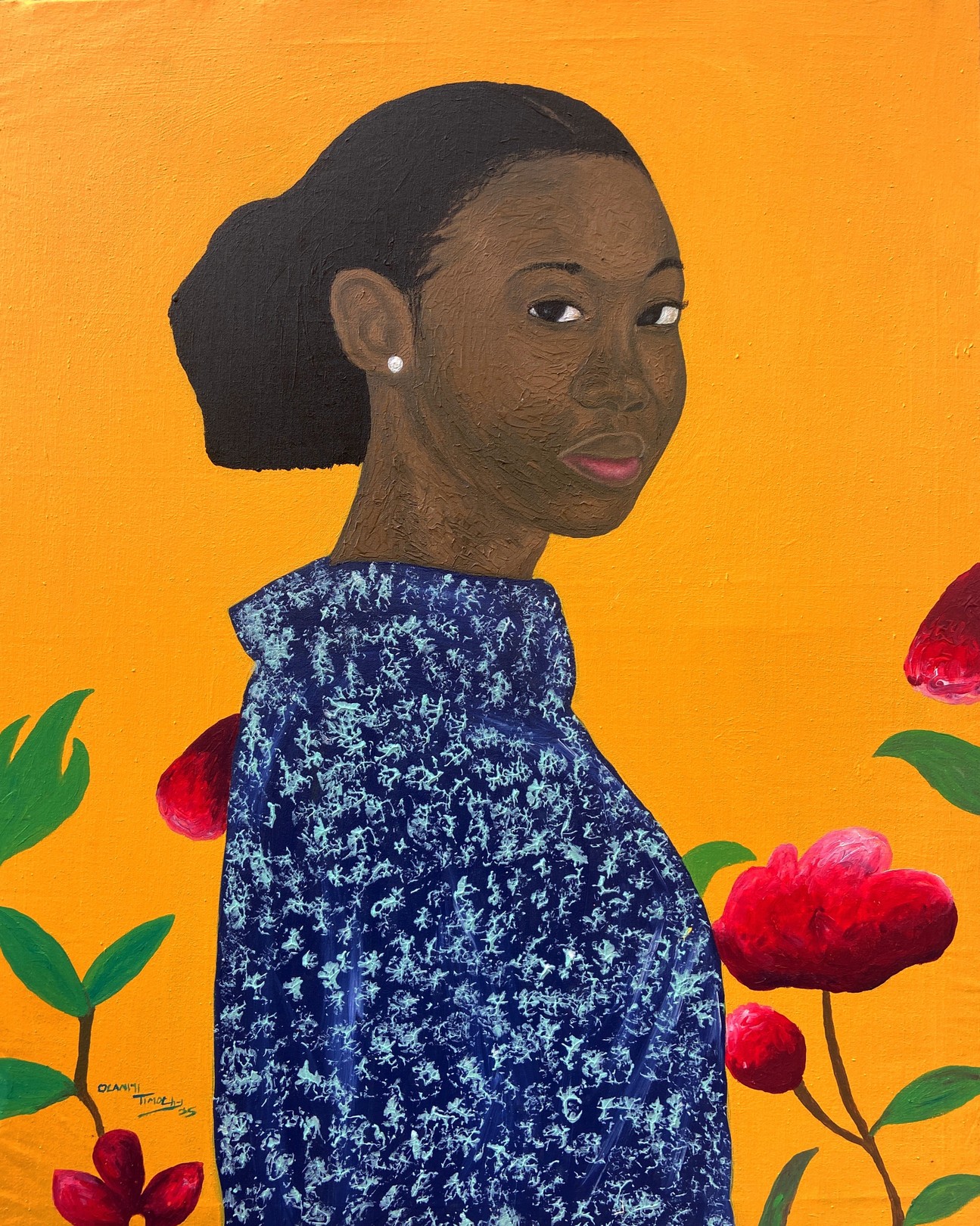 Olaniyi Timothy, Go Back and Get It: A Love Re-Imagined - 21st Century Contemporary, Figurative Olaniyi Timothy, Go Back and Get It: A Love Re-Imagined - 21st Century Contemporary, Figurative
