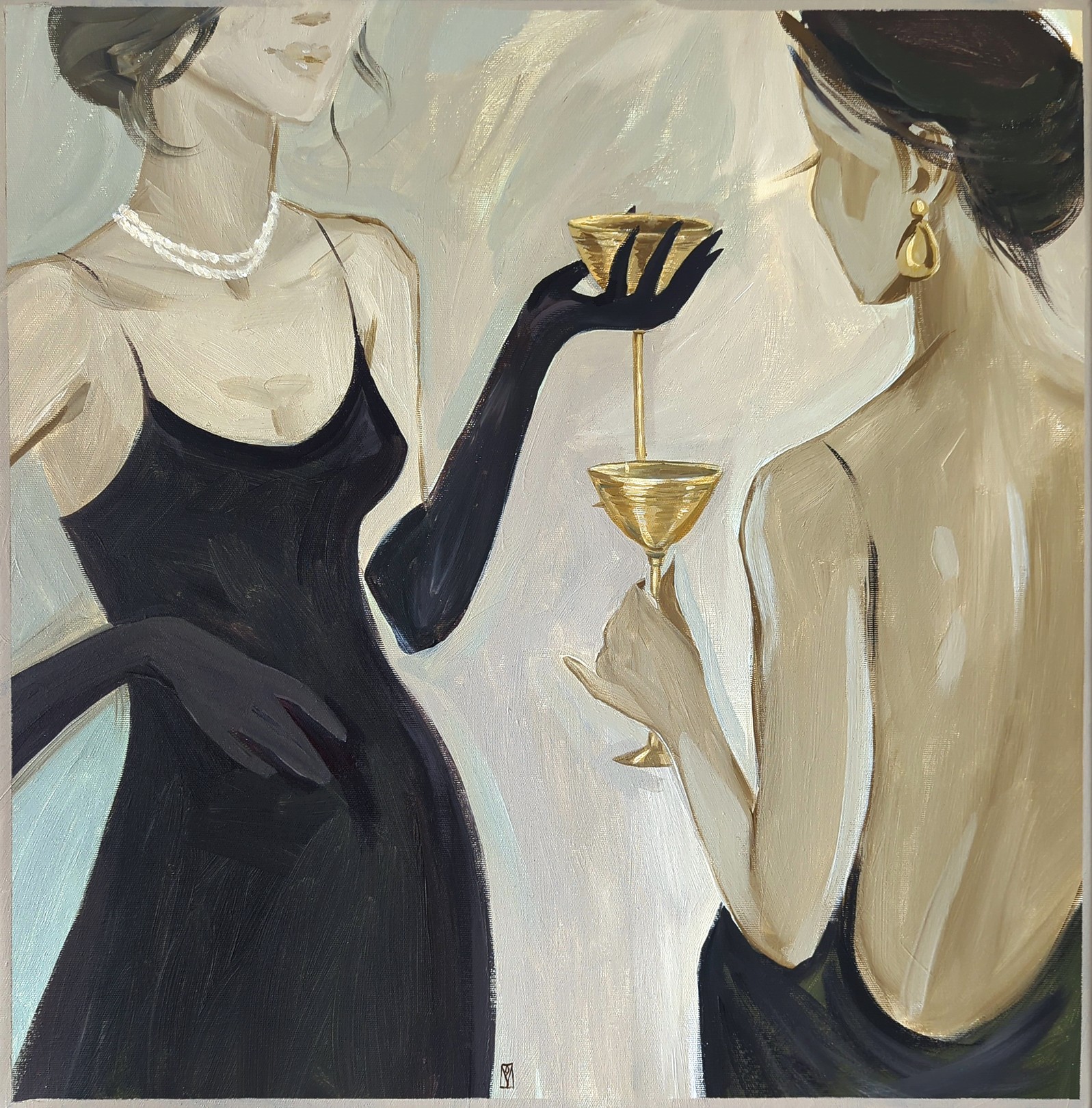 Olha Vlasova, Dinner with bestie, Romanticization series Olha Vlasova, Dinner with bestie, Romanticization series