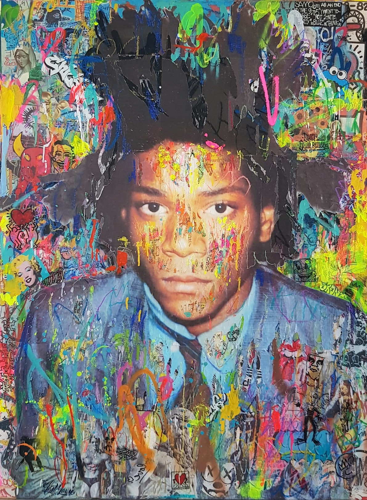 Maria De Campos, Tribute Basquiat Maria De Campos, Tribute Basquiat