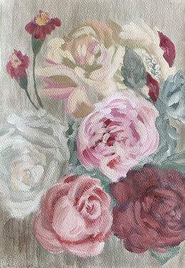 Painting, Bouquet of desire, Mariam Qureshi