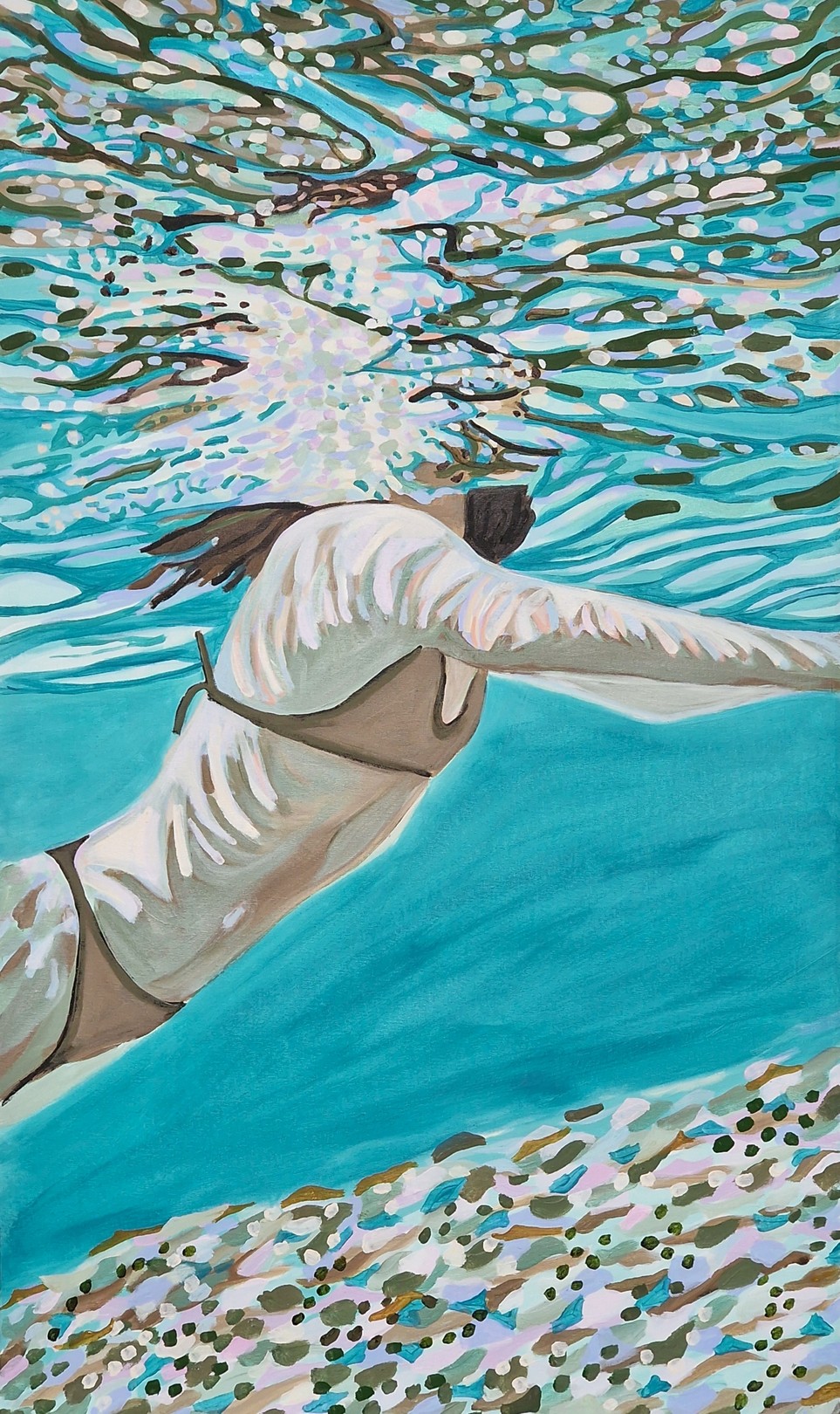 Alexandra Djokic, Underwater Pastel Green No1 Alexandra Djokic, Underwater Pastel Green No1