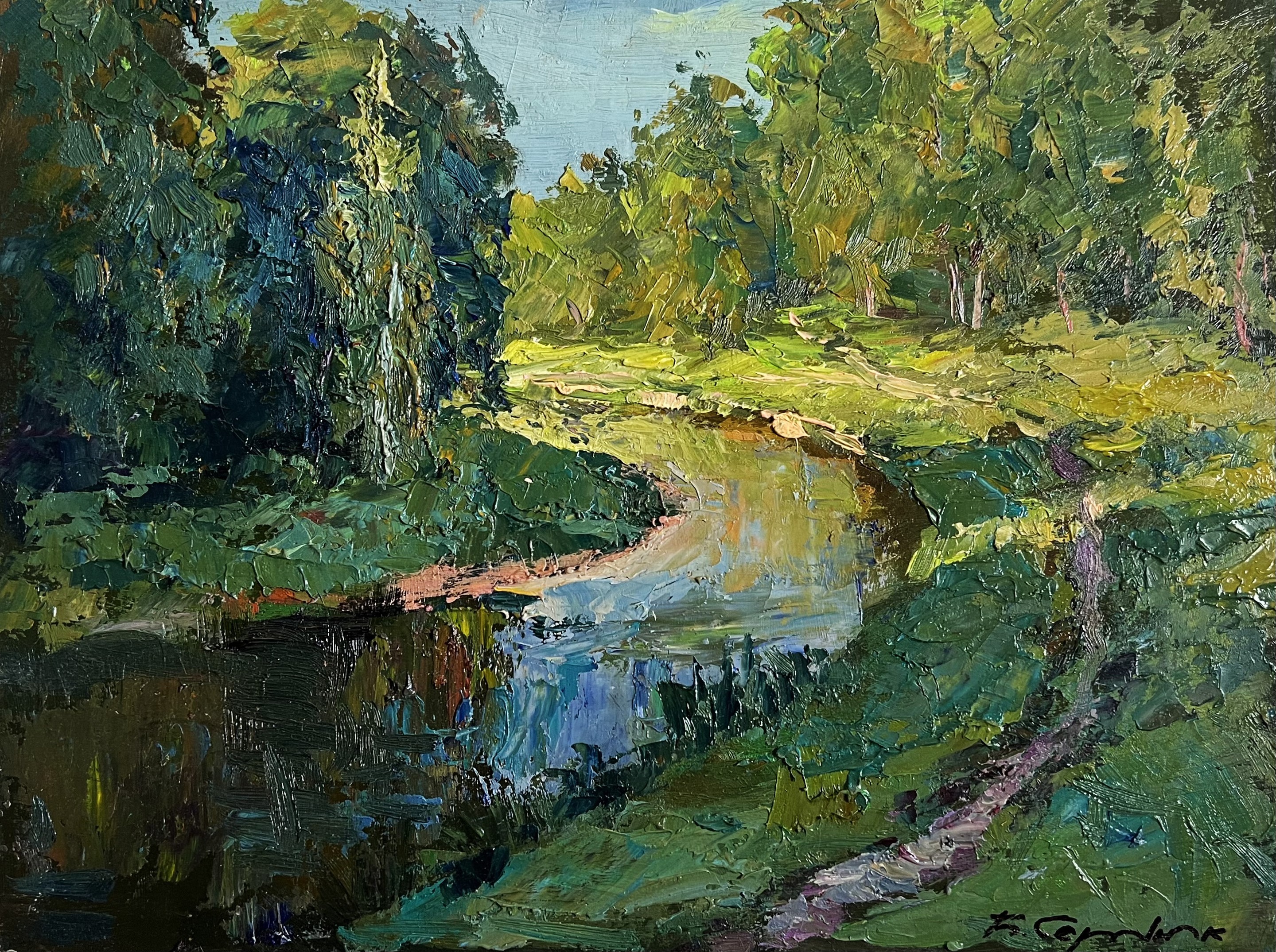 Boris Serdyuk, Forest along the river Boris Serdyuk, Forest along the river