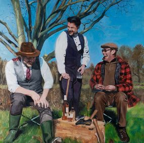 Gemälde, A weekend in the country II, Roeland Kneepkens