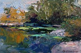 Painting, Relaxation on the lake, Boris Serdyuk