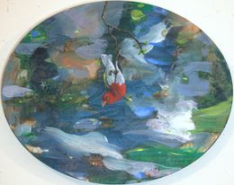 Peinture, Sur les reflets sans détails ni focus, ta splendeur ignorée d’habile trapéziste captait les rayons pointillistes de Phoebus, François Pagé
