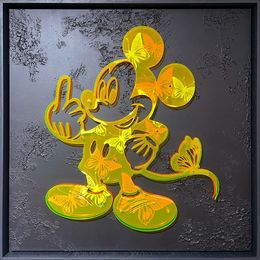 Sculpture, Orange fucking mouse, Léa Poncharal