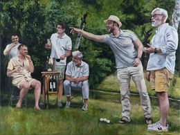 Painting, And there is goes! - Summer games, Roeland Kneepkens